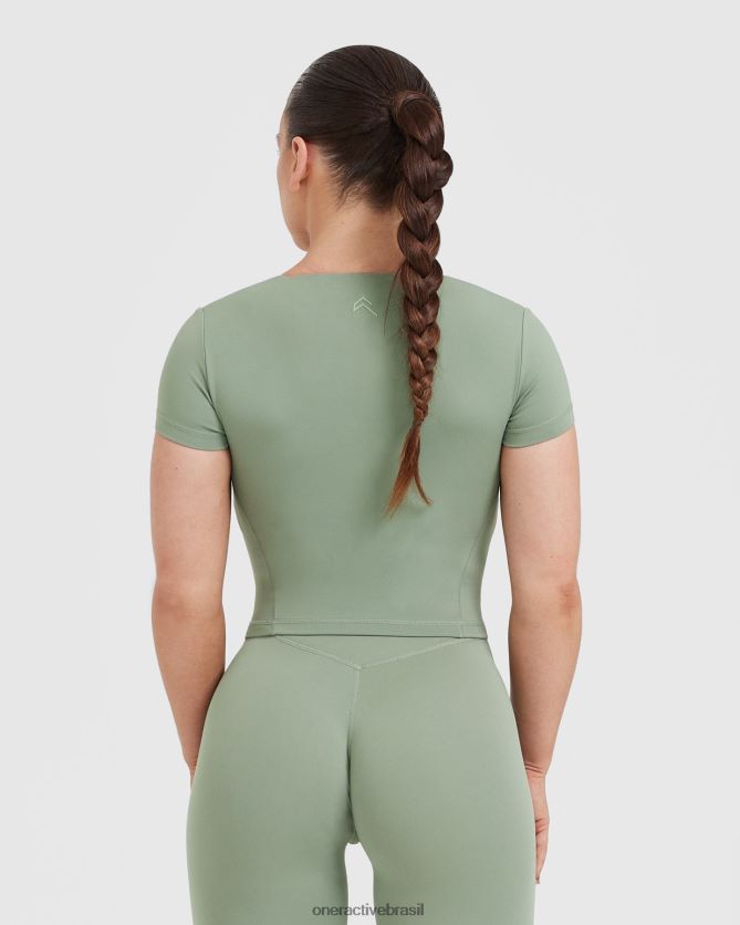 roupas br Oner Active camiseta de manga curta com corte atemporal sábio 8488X2420