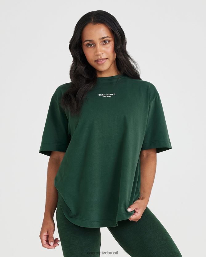 roupas br Oner Active camiseta gráfica oversized de manga curta perene 8488X2535