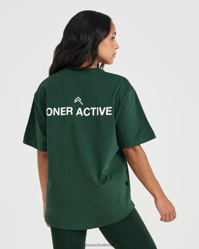 roupas br Oner Active camiseta gráfica oversized de manga curta perene 8488X2535