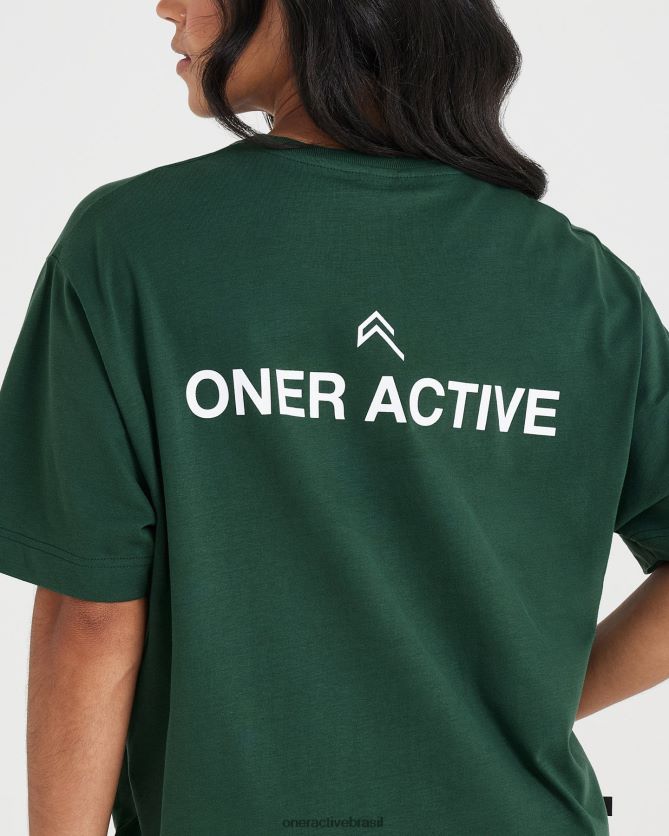 roupas br Oner Active camiseta gráfica oversized de manga curta perene 8488X2535