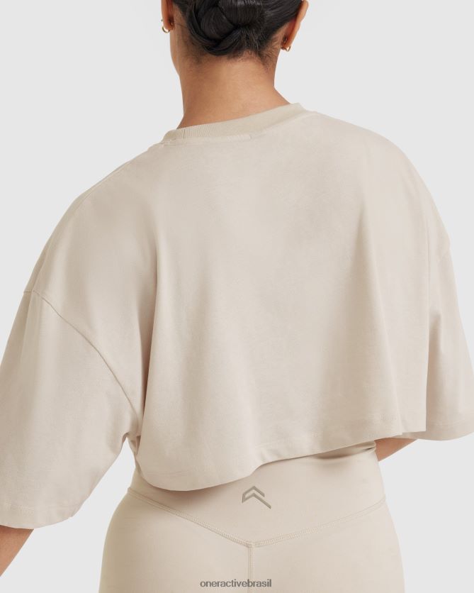 roupas br Oner Active camiseta leve clássica e descontraída areia lavada 8488X2419