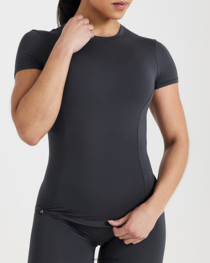roupas br Oner Active camiseta suave e suave de manga curta carvão 8488X2405