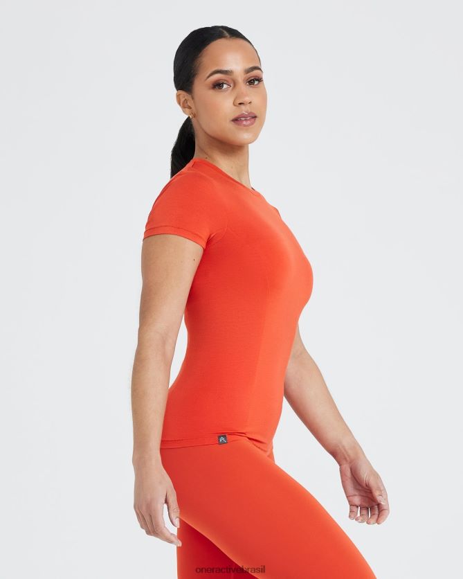 roupas br Oner Active camiseta suave e suave de manga curta especiaria 8488X2515