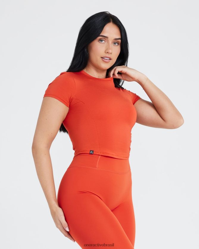 roupas br Oner Active camiseta suave e suave de manga curta especiaria 8488X2516