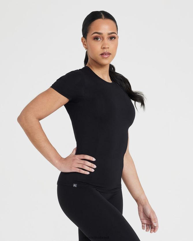 roupas br Oner Active camiseta suave e suave de manga curta preto 8488X2397
