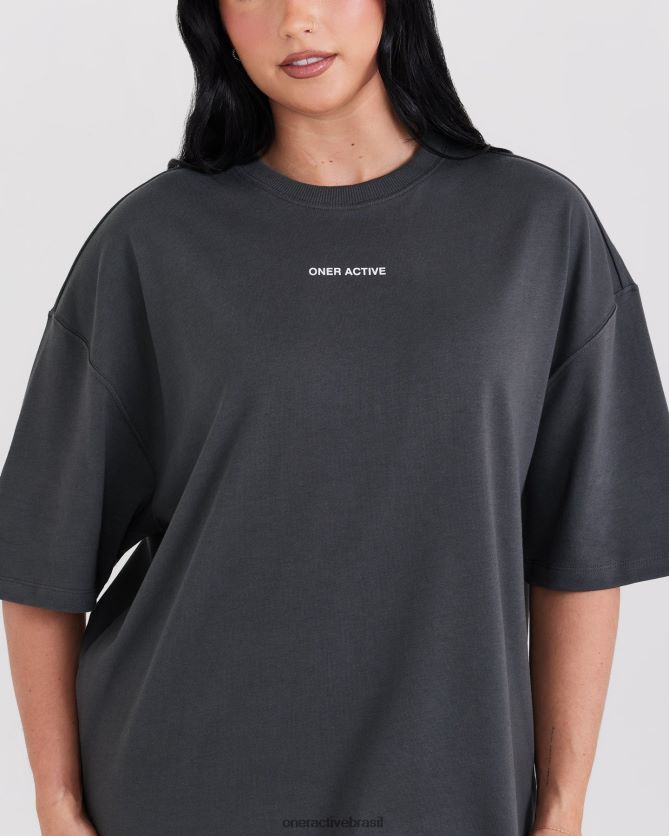 roupas br Oner Active camiseta unissex gráfica oyb carvão 8488X2507