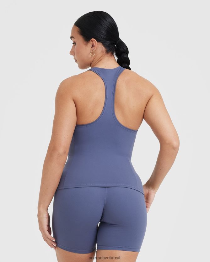 roupas br Oner Active colete atemporal azul ardósia 8488X2421