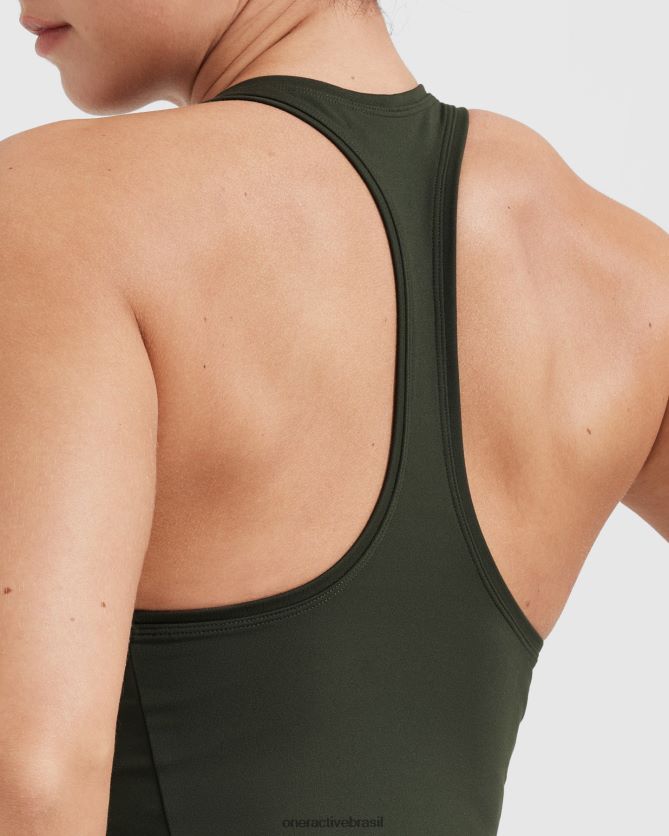 roupas br Oner Active colete atemporal cáqui 8488X2465