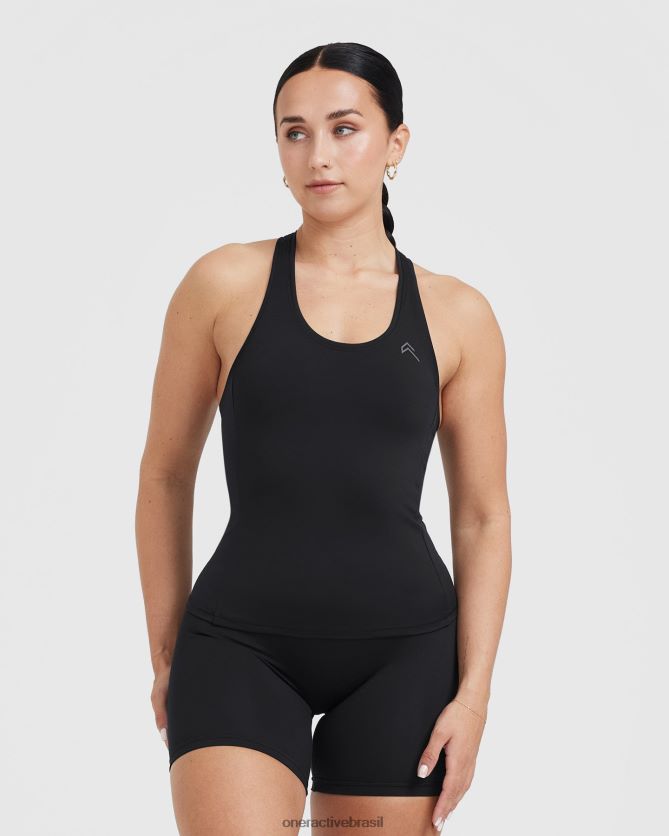 roupas br Oner Active colete atemporal preto 8488X2472