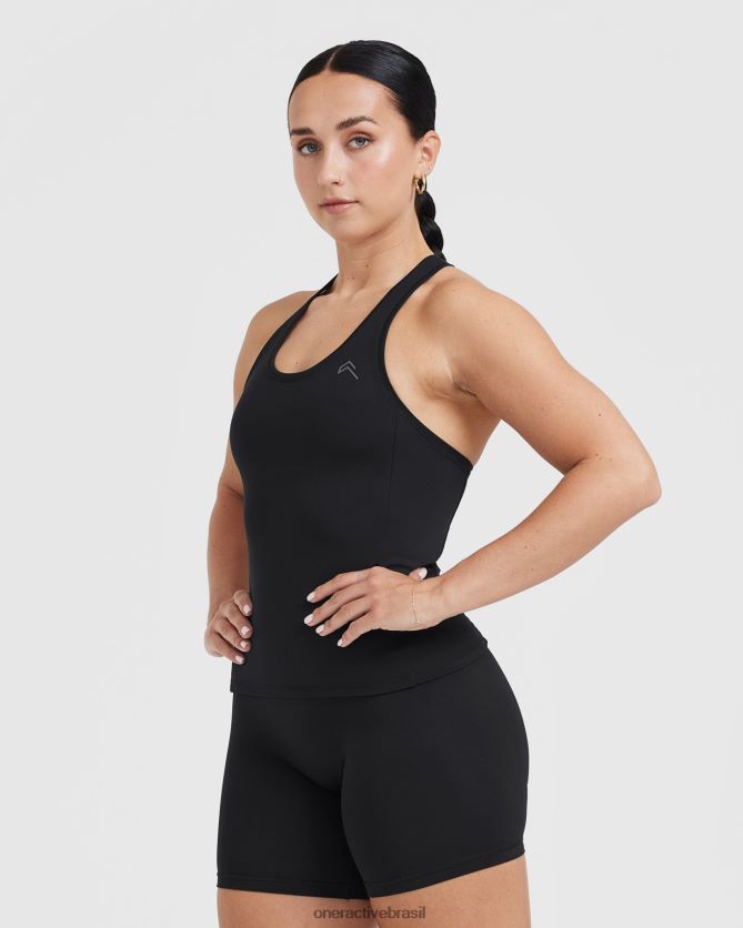 roupas br Oner Active colete atemporal preto 8488X2472