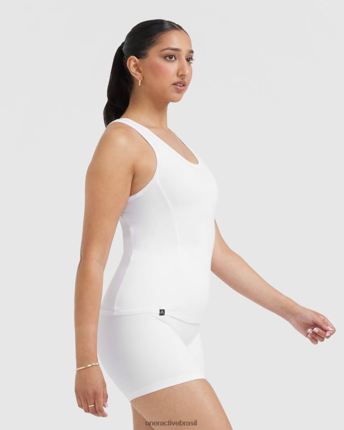 roupas br Oner Active colete macio e suave branco 8488X2399