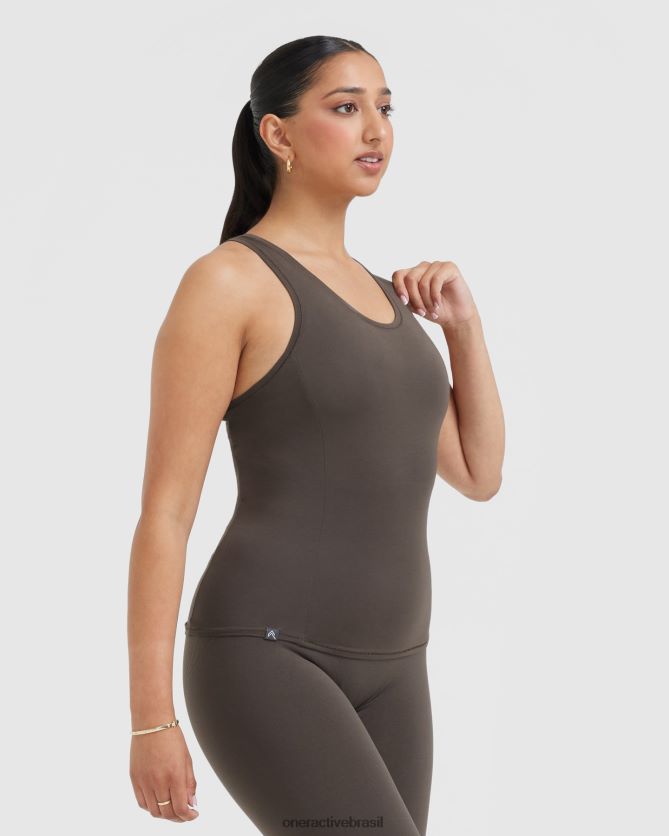 roupas br Oner Active colete macio e suave cinza profundo 8488X2390