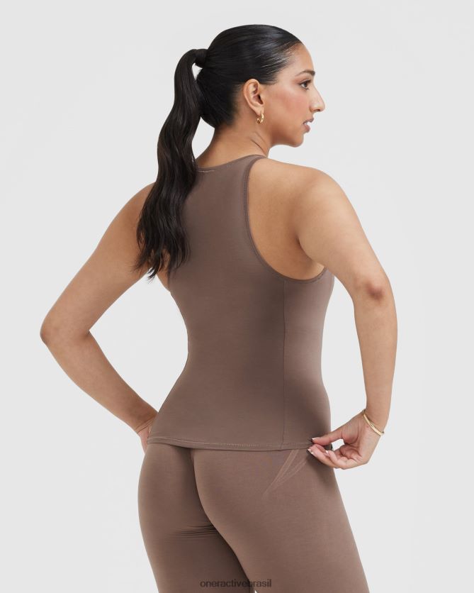 roupas br Oner Active colete macio e suave marrom legal 8488X2382