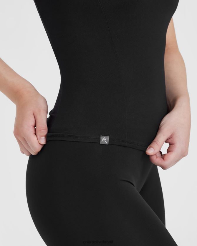 roupas br Oner Active colete macio e suave preto 8488X2396
