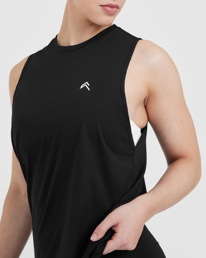 roupas br Oner Active vá para o colete muscular preto 8488X2371