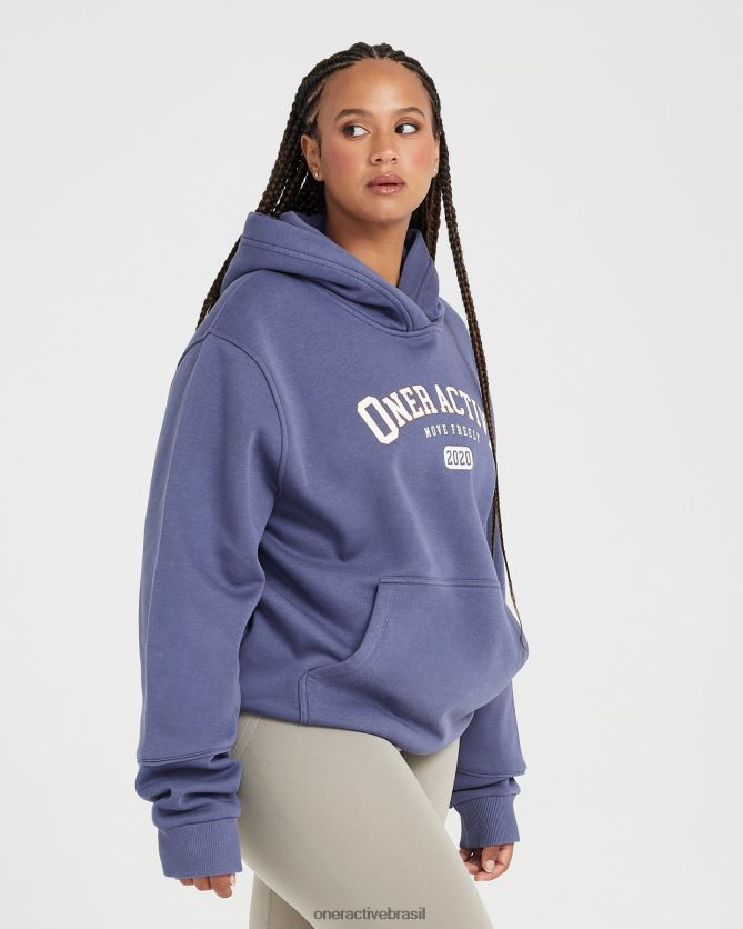 roupas br Oner Active moletom grande do clube azul ardósia 8488X2632