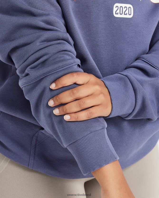 roupas br Oner Active moletom grande do clube azul ardósia 8488X2632