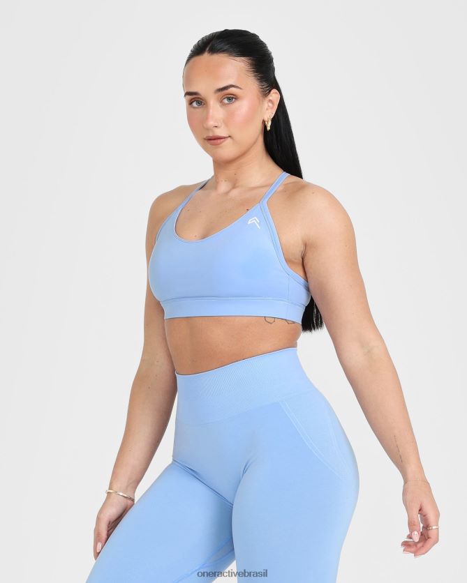 roupas br Oner Active sutiã esportivo diário 1 azul em pó 8488X2121
