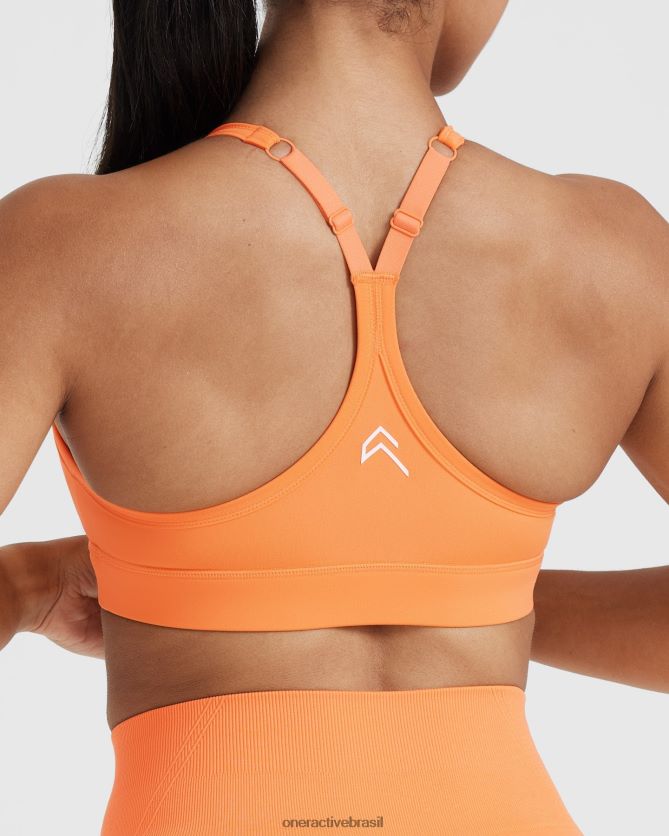 roupas br Oner Active sutiã esportivo diário 1 laranja damasco 8488X2122