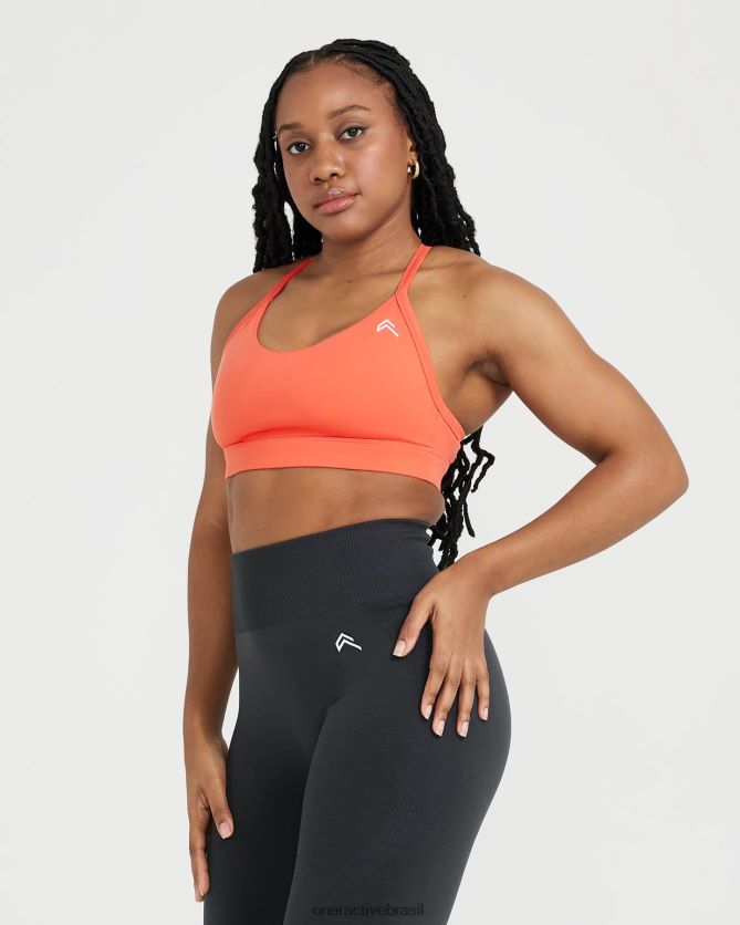 roupas br Oner Active sutiã esportivo diário 2 Flor de pêssego 8488X2150