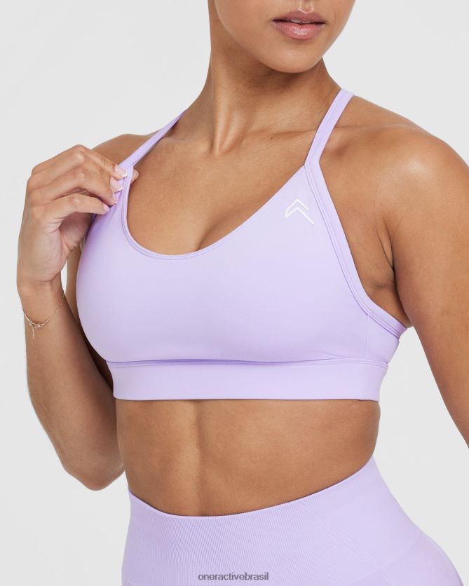 roupas br Oner Active sutiã esportivo diário 2 lavanda roxa 8488X2131