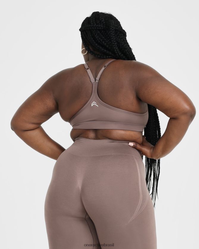roupas br Oner Active sutiã esportivo diário 2 marrom legal 8488X2168