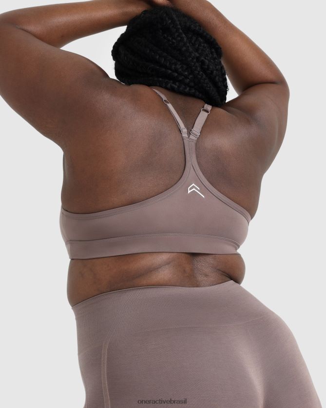 roupas br Oner Active sutiã esportivo diário 2 marrom legal 8488X2168