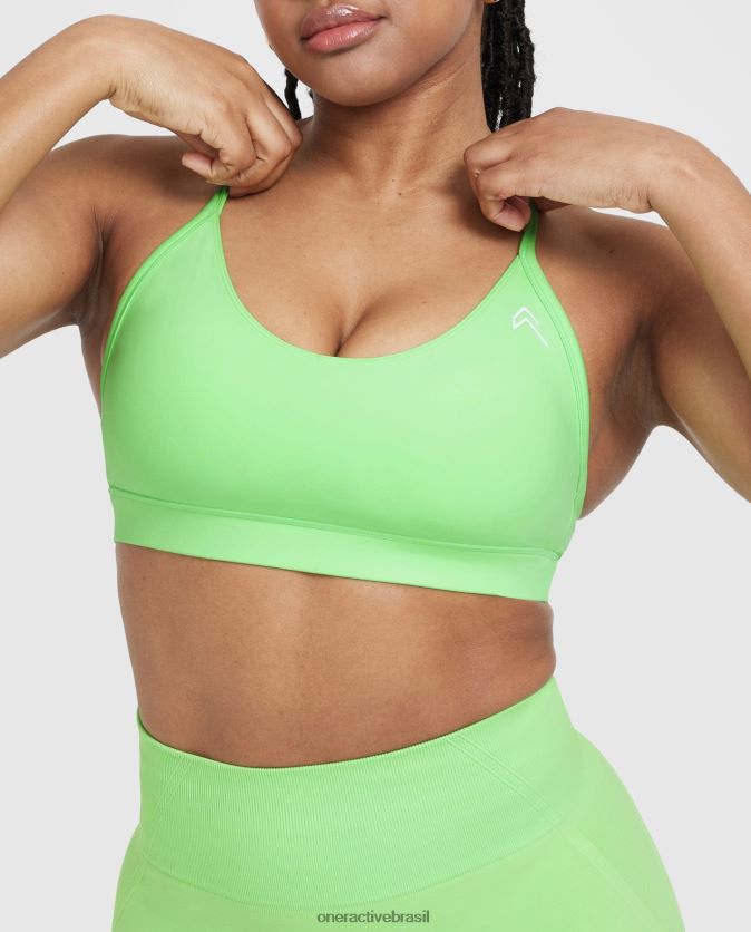 roupas br Oner Active sutiã esportivo diário 3 maçã verde 8488X2197