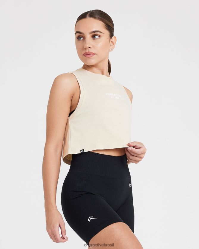 roupas br Oner Active tanque de jersey gráfico areia lavada 8488X2553