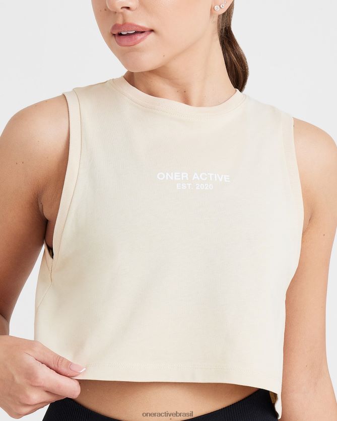 roupas br Oner Active tanque de jersey gráfico areia lavada 8488X2553