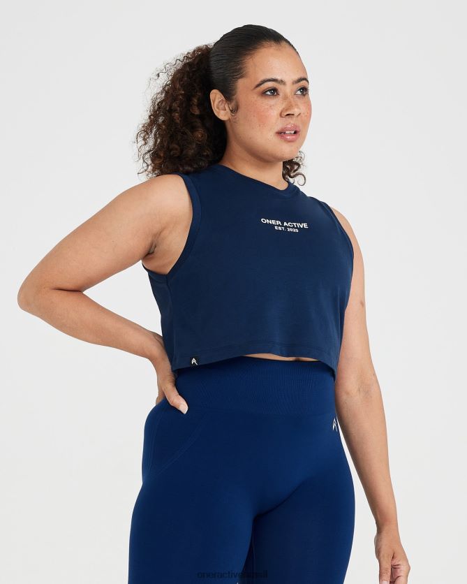 roupas br Oner Active tanque de jersey gráfico lavado à meia-noite 8488X2539