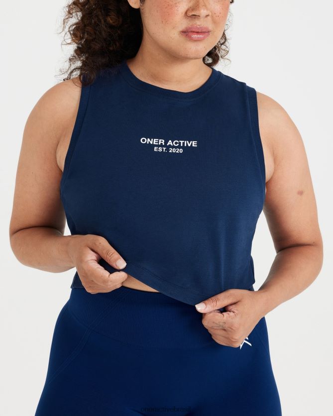 roupas br Oner Active tanque de jersey gráfico lavado à meia-noite 8488X2539