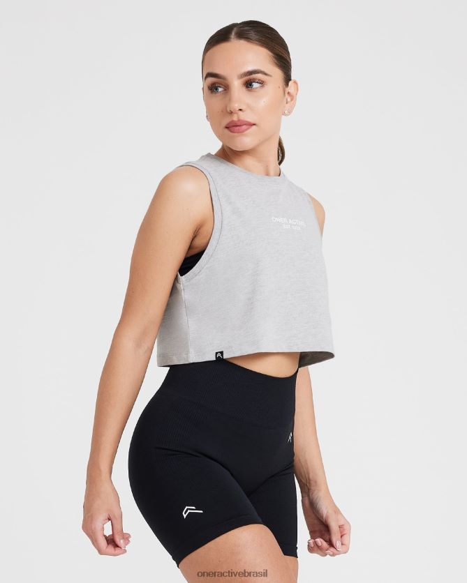 roupas br Oner Active tanque de jersey gráfico marga prateada 8488X2554